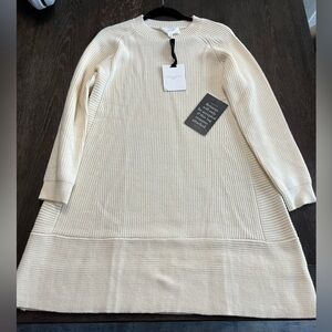 Beautiful NWT Pomander Place Cream Ainsley Knit Dress